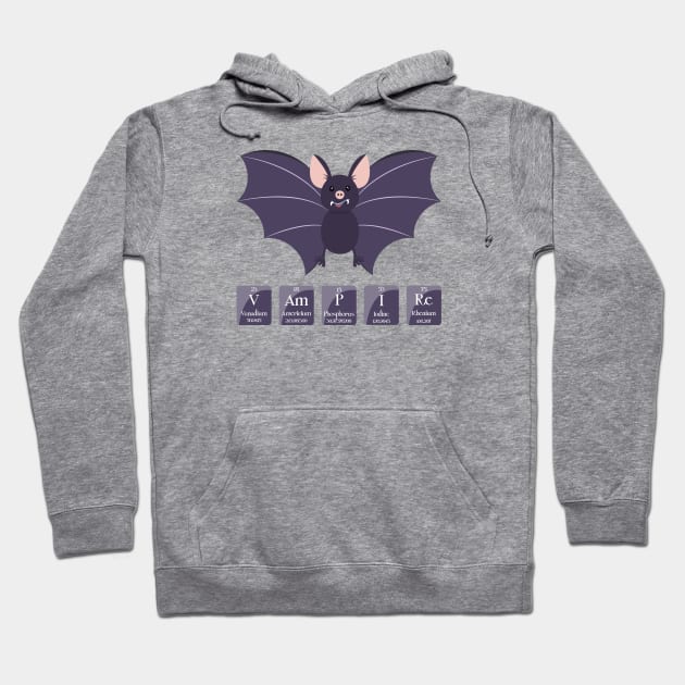 Vampire batty science humor Hoodie by Fun with Science